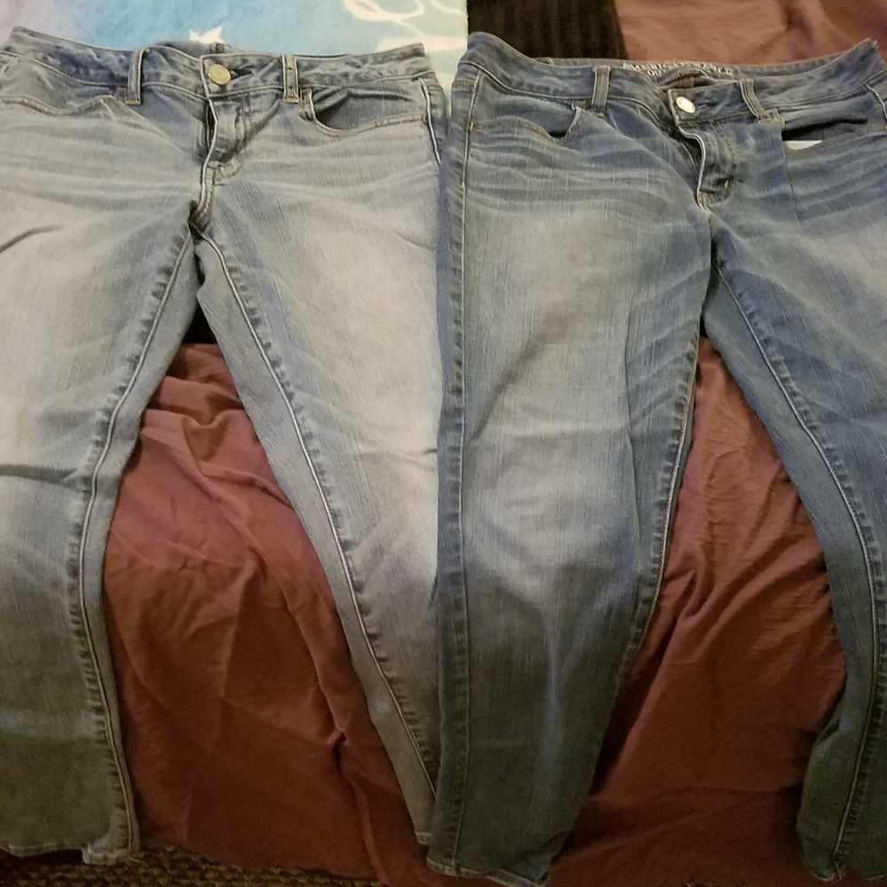 2 pair American Eagle Jeggings